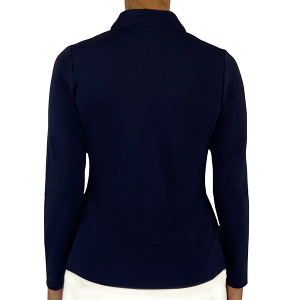 Ana Maria Pullover in Navy